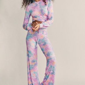 LoveShackFancy X Beach Riot Lounge Set NWT